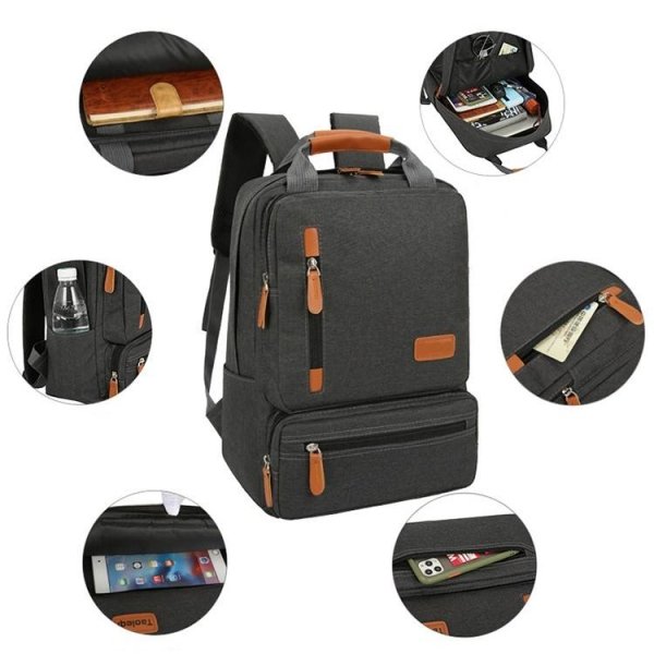 New Men's Casual Three-Piece Set Backpack