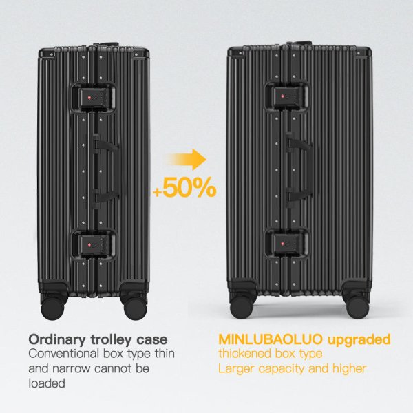 Suitcase PC Large Capacity Luggage 26"