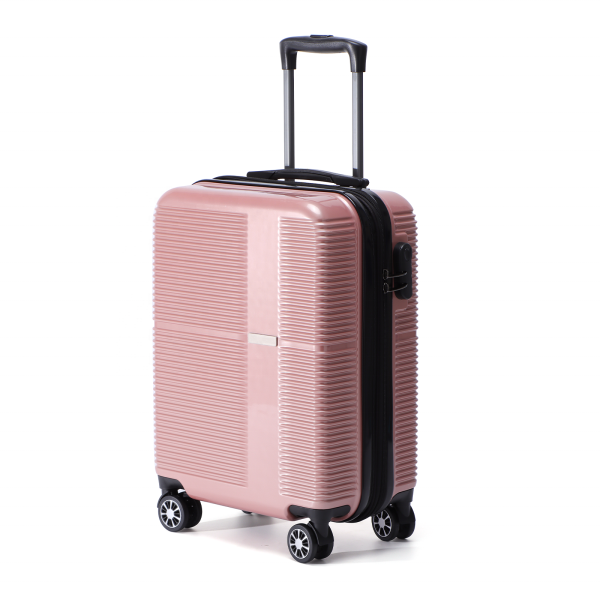 OEM Factory Custom ABS Hard Shell Travelling Bags Luggage Pink Suitcase Sets