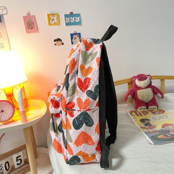 Backpack Fully Printed Letters Multi