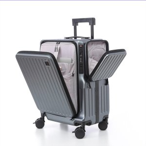 Custom Wholesale Front Opening Pull Rod Box Password Trave  20 inch
