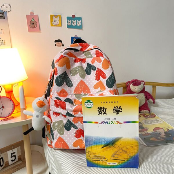 Backpack Fully Printed Letters Multi