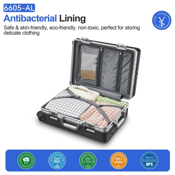 SOKOK Stylish Aluminum Frame Trolley Case with Front Opening Design 20 inch