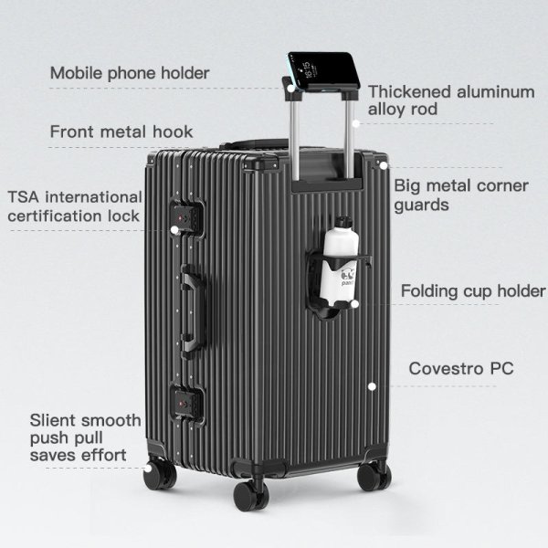 Suitcase PC Large Capacity Luggage 26"
