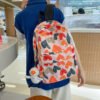 Backpack Fully Printed Letters Multi