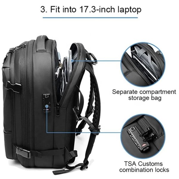 Waterproof Business Mochila Laptop Backpack