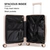 Travel Luggage Bags Cases Women Pink Suitcase Set