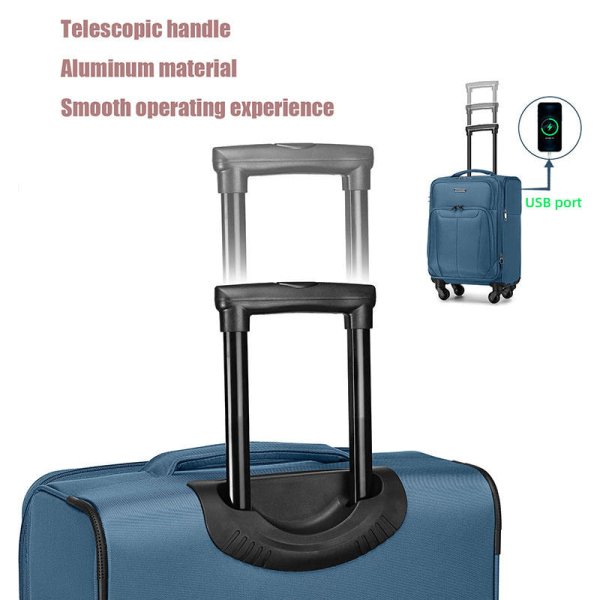 4 Wheels Spinner Wheel Luggage Set