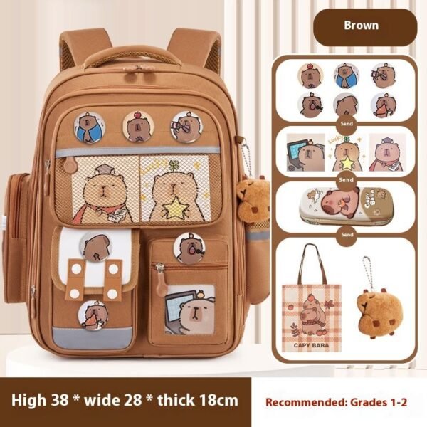 Capibala Cute Capybara Large Capacity School